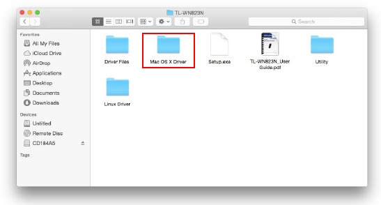 Mac OS X - Driver en hulpprogramma installeren - Stap 2