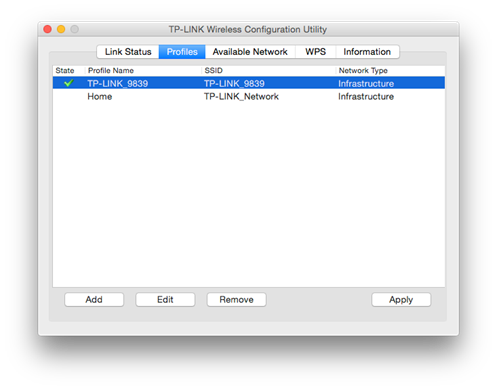 Mac OS X - Beheer - Profielen - Stap 1