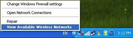 Draadloos netwerk - Windows Wireless Utility - Stap 3