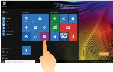 Touchscreenbediening - Tikken