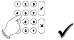 Accepteer knop