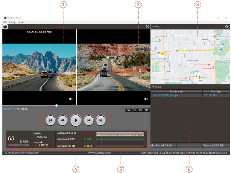 Video's afspelen met GPS Media Player