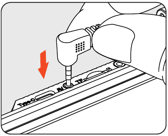 Instructies voor de bedrading van de achtercamera - Stap 1