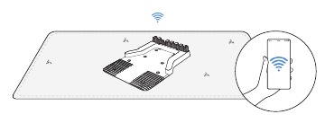 Het basisstation monteren - Stap 2