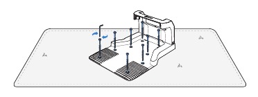 Het basisstation monteren - Stap 5