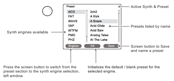 Een synth-engine selecteren