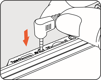 Instructies voor de bedrading van de achtercamera - Stap 2
