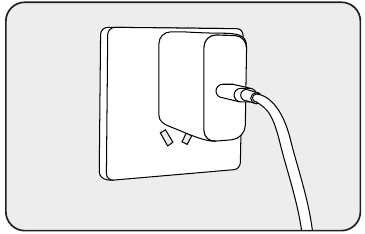 De hoofdeenheid van het product opladen - Stap 1