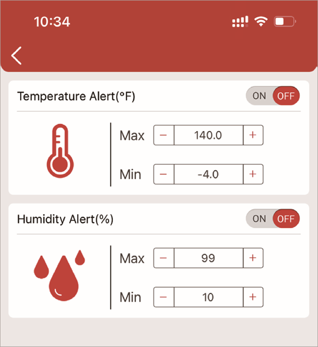 ThermoPro Sensor-app gebruiken - Stap 3