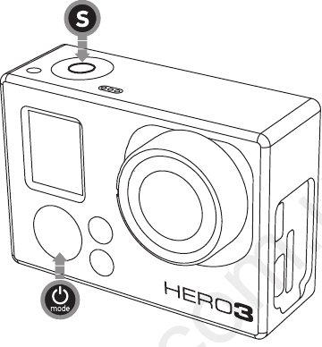 Uw Hero3 gebruiken: basisbeginselen - IN- EN UITSCHAKELEN