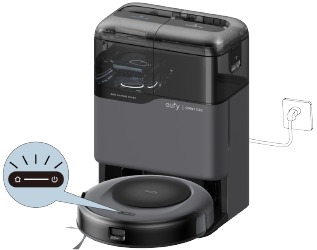 Uw robot opladen