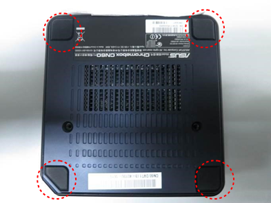 Demontageprocedure - Cover en HDD - Stap 1