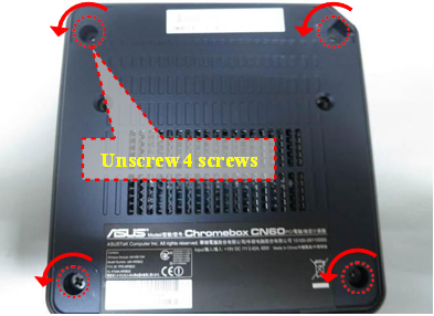 Demontageprocedure - Cover en HDD - Stap 2