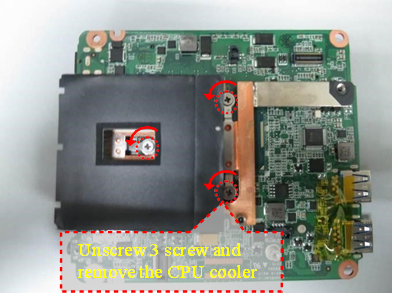 Demontageprocedure - Cover en HDD - Stap 6