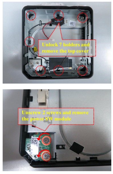 Demontageprocedure - Cover en HDD - Stap 8