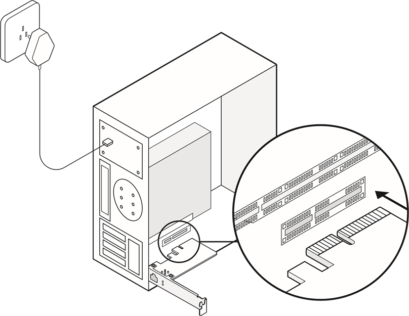 Hardware-aansluiting - Stap 2