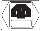 IEC-voedingsaansluiting