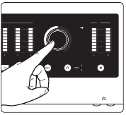 Quantum ES ingedrukte knop