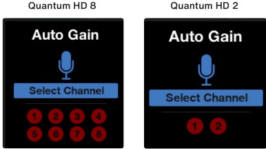 Setting the Gain - Auto Gain for Multiple Channels