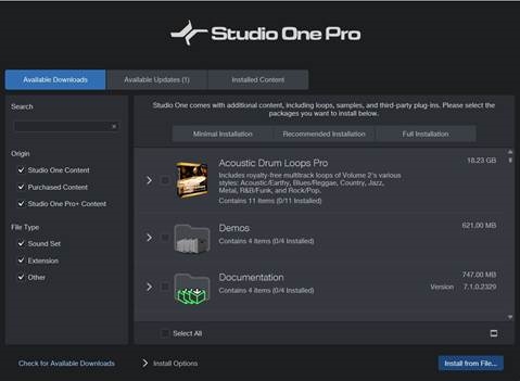 Studio One Pro en andere populaire DAW's - Stap 2