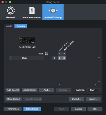 Uw I/O configureren - Stap 2