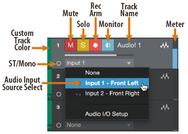 Audio- en instrumenttracks maken