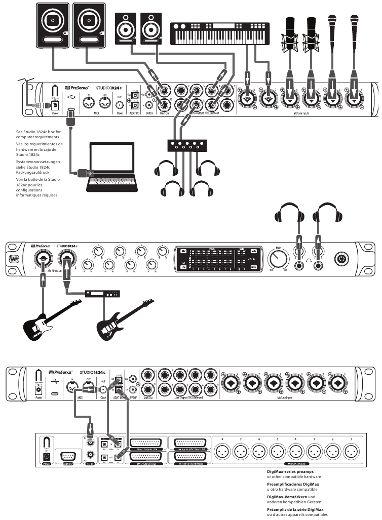 Aansluitschema - STUDIO1824c