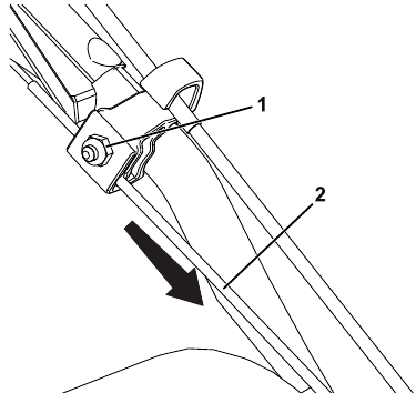 Onderhoud - De transmissiekabel afstellen