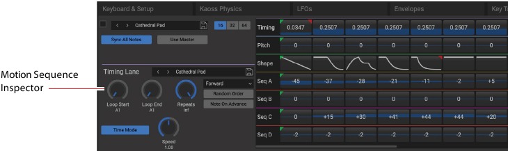 De Editor gebruiken - Motion Sequence bewerken