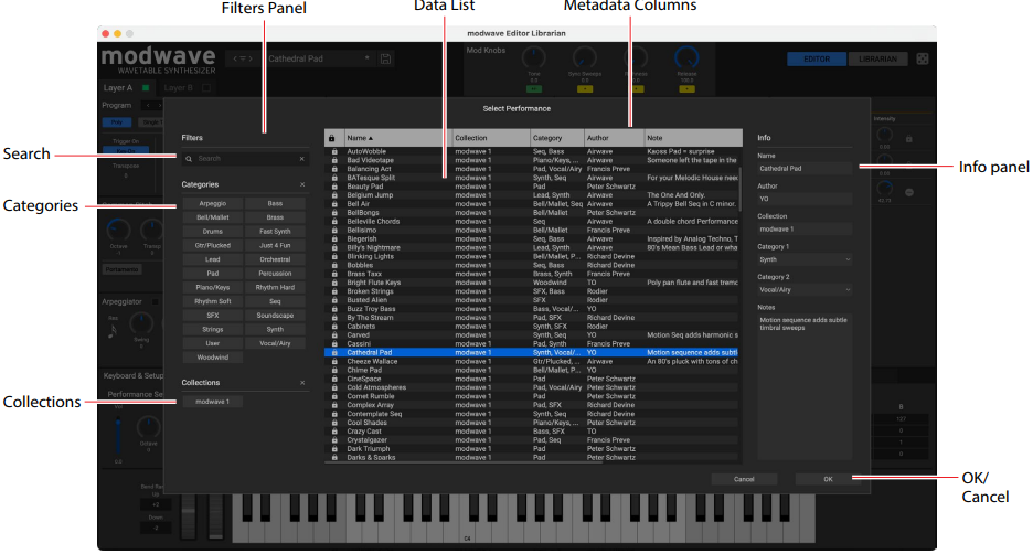 De Editor gebruiken - Sound Browser