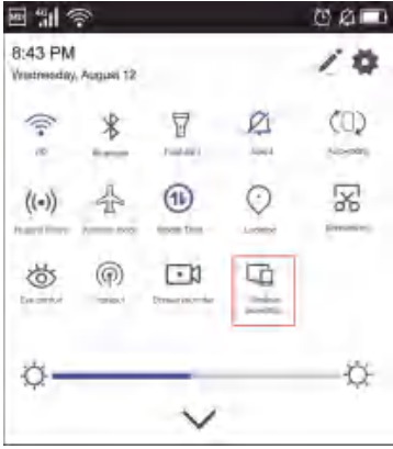 Scherm spiegelen voor Android-systeem