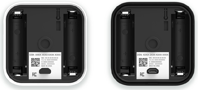 De batterijen plaatsen