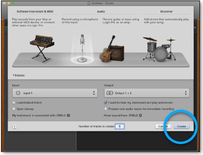 Software-installatie - met Logic - Stap 3