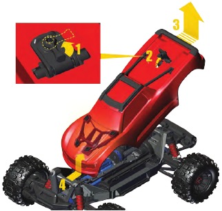 DE CARROSSERIE VERWIJDEREN EN INSTALLEREN