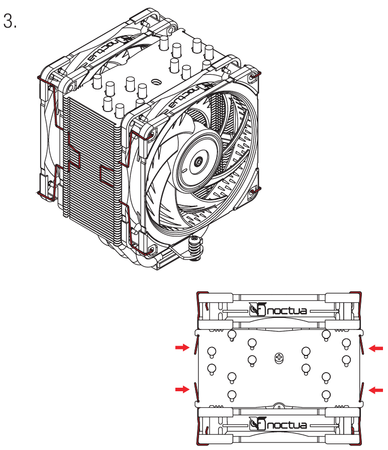AMD (AM4 & AM5) - Ventilatorconfiguratie - Stap 3
