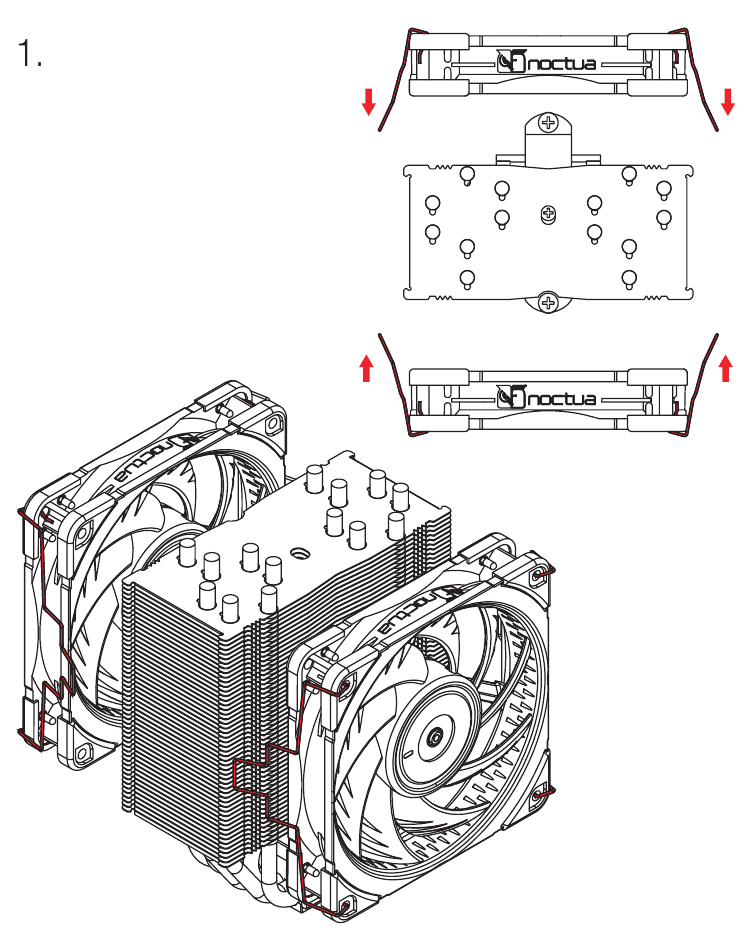 LGA1700, LGA1200 & LGA115x - Ventilatorconfiguratie - Stap 1