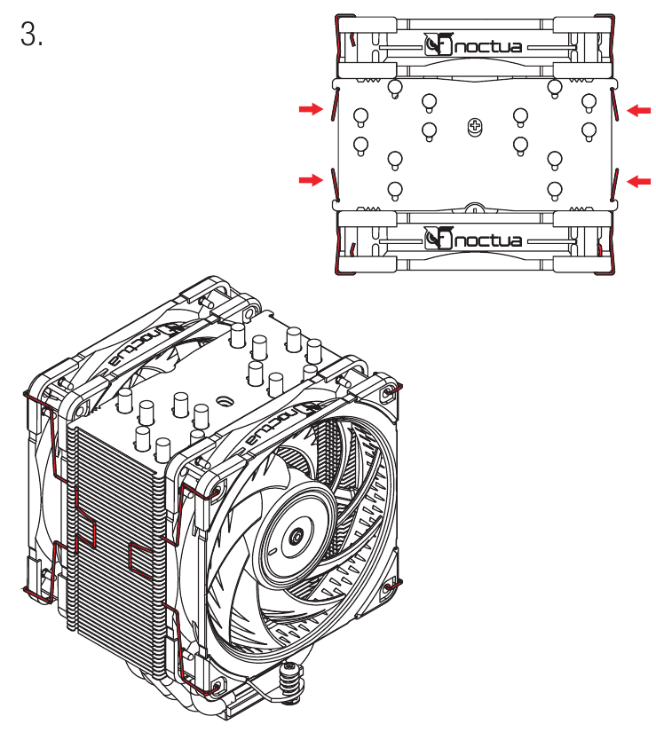 LGA1700, LGA1200 & LGA115x - Ventilatorconfiguratie - Stap 3