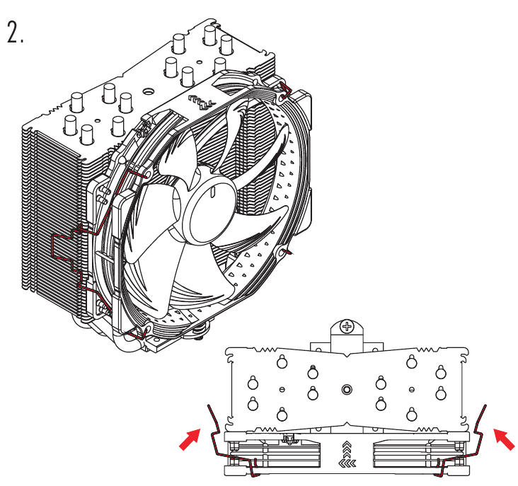 LGA1700, LGA1200 & LGA115x - Ventilator instellen - Stap 2