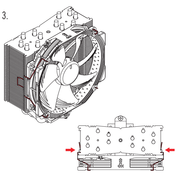 LGA1700, LGA1200 & LGA115x - Ventilator instellen - Stap 3