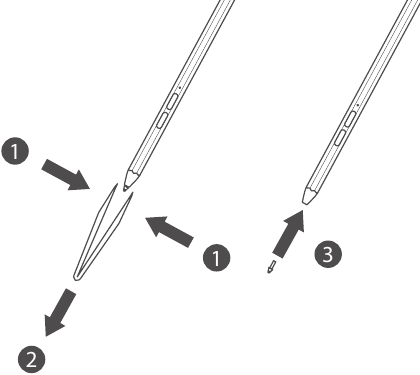 Lenovo Precision Pen 2 - Punt vervangen