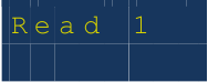 Menu-optie Lees Cal 1