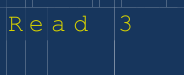 Menu-optie Lees Cal 3
