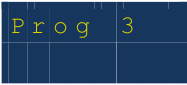 Menu-optie Prog 3