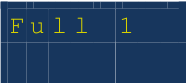 Menu-optie Full 1