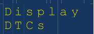 Menu-optie Diagnostische codes weergeven