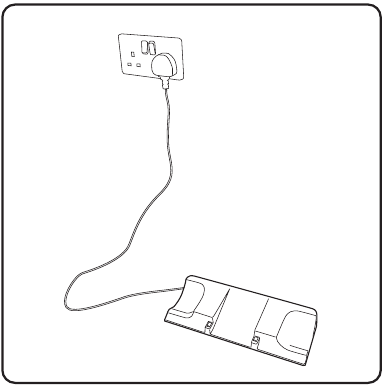 De batterij opladen - Stap 1