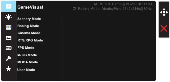OSD-menu - Hoe te herconfigureren