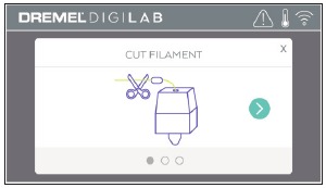 FILAMENT LADEN/VERVANGEN - Stap 2