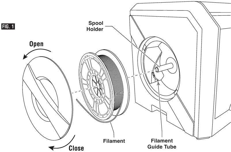 FILAMENT LADEN/VERVANGEN - Stap 3