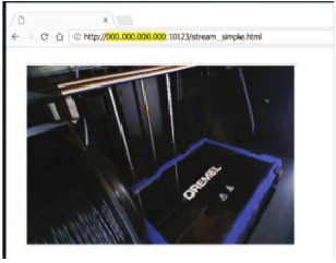 De camera gebruiken via een webbrowser - Stap 3